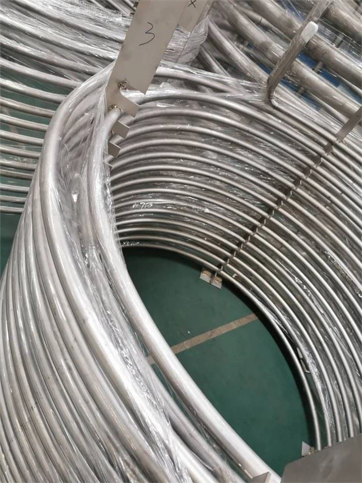 double coil titanium pipe